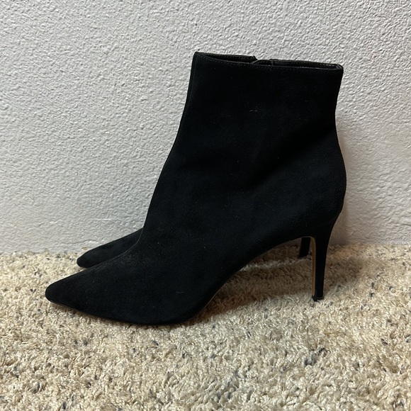Steven Logic Black Suede Leather Ankle Booties Size 11 - Picture 6 of 11
